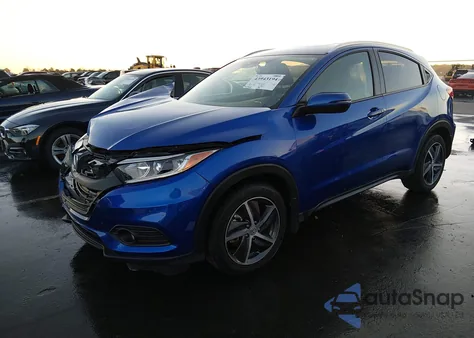 2022 Honda Hr-V 2Wd Ex-L z USA, uszkodzony, nr VIN 3CZRU5H75NM701996